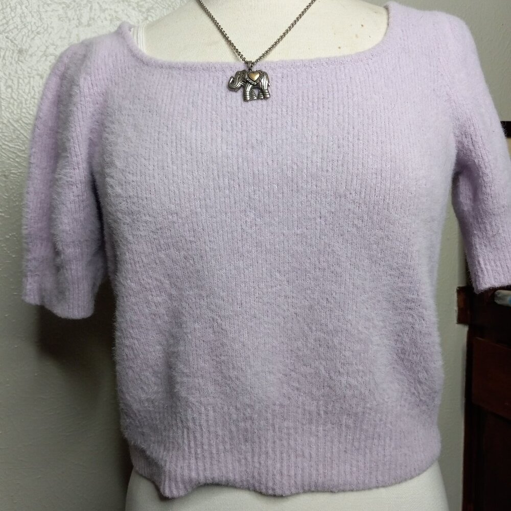 HAPPILY GRAY - Plush knit sweater - Size M